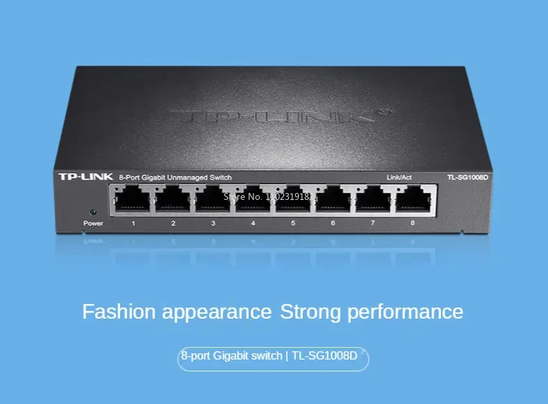 TP-Link TL-SG1008D Network Switch 8-port Gigabit Splitter 1GE Hub 1000Mbps Switch 1Gbps Lan Ethernet Plug and Play