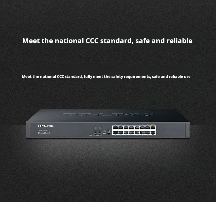 Tp-link 16-port Gigabit Ethernet Switch 16GE, Three Modes: Standard Switching, VLAN Isolation and Network Cloning, TL-SG1016T