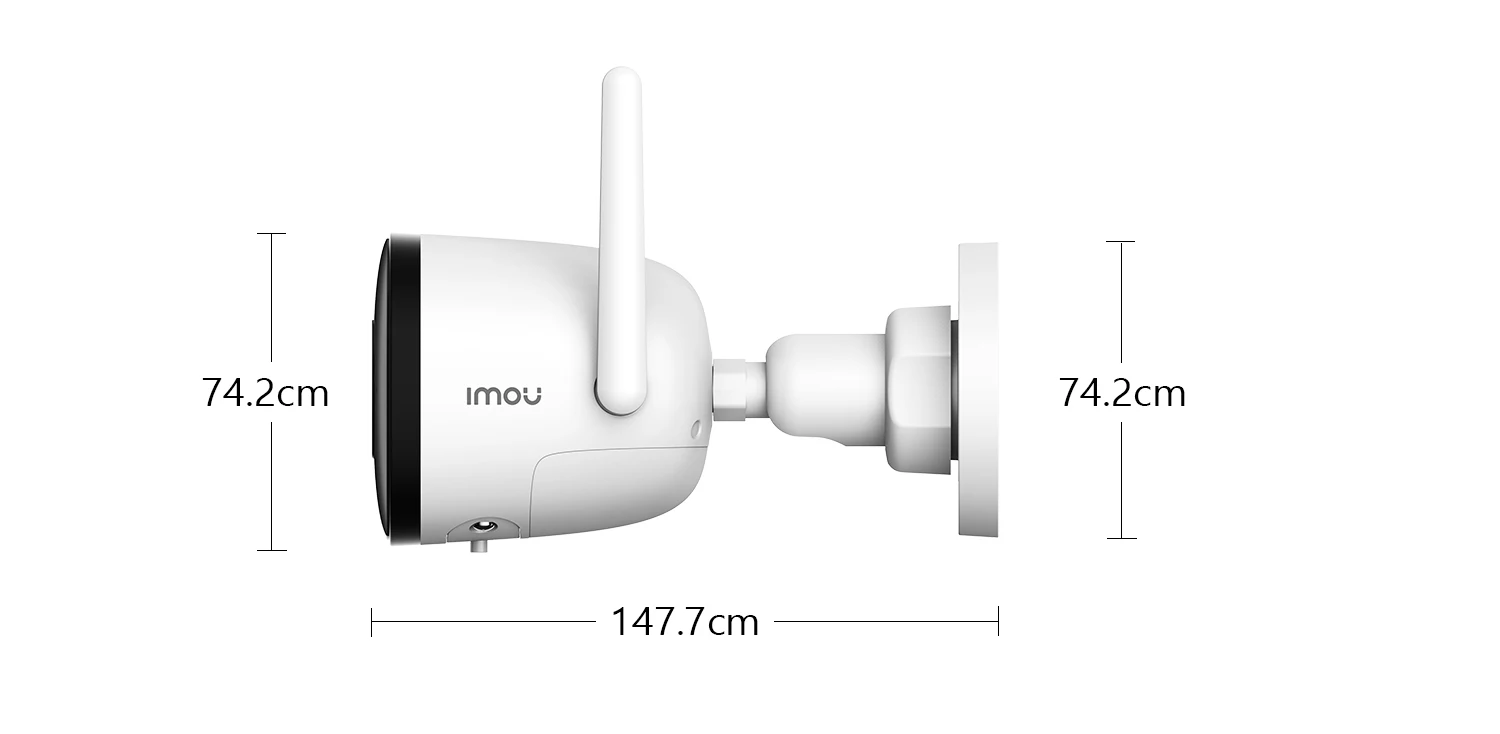 IMOU 4MP 2MP Bullet 2C Wifi Camera Automatic Tracking Weatherproof AI Human Detection Outdoor Surveillance ip Camera