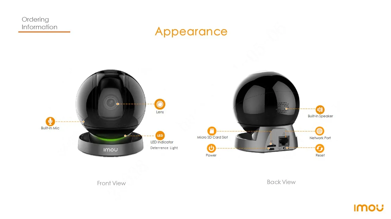 IMOU Rex 4MP Wifi IP Camera Home Security 360 Camera AI Human Detection Baby Phone Camera Night Vision PTZ Camera